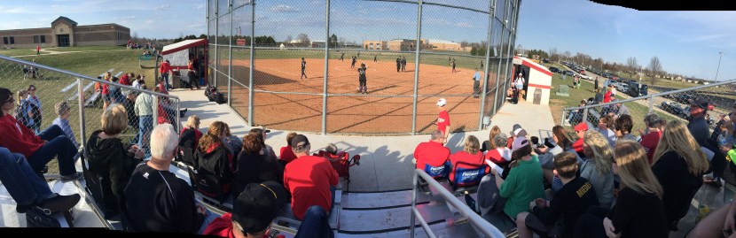 4-24-18 Softball stands